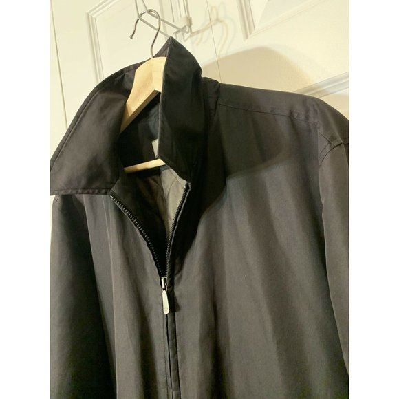 Joseph Abboud Outerwear Men’s Sz M Black Full-Zip Jacket Windbreaker - Picture 1 of 7